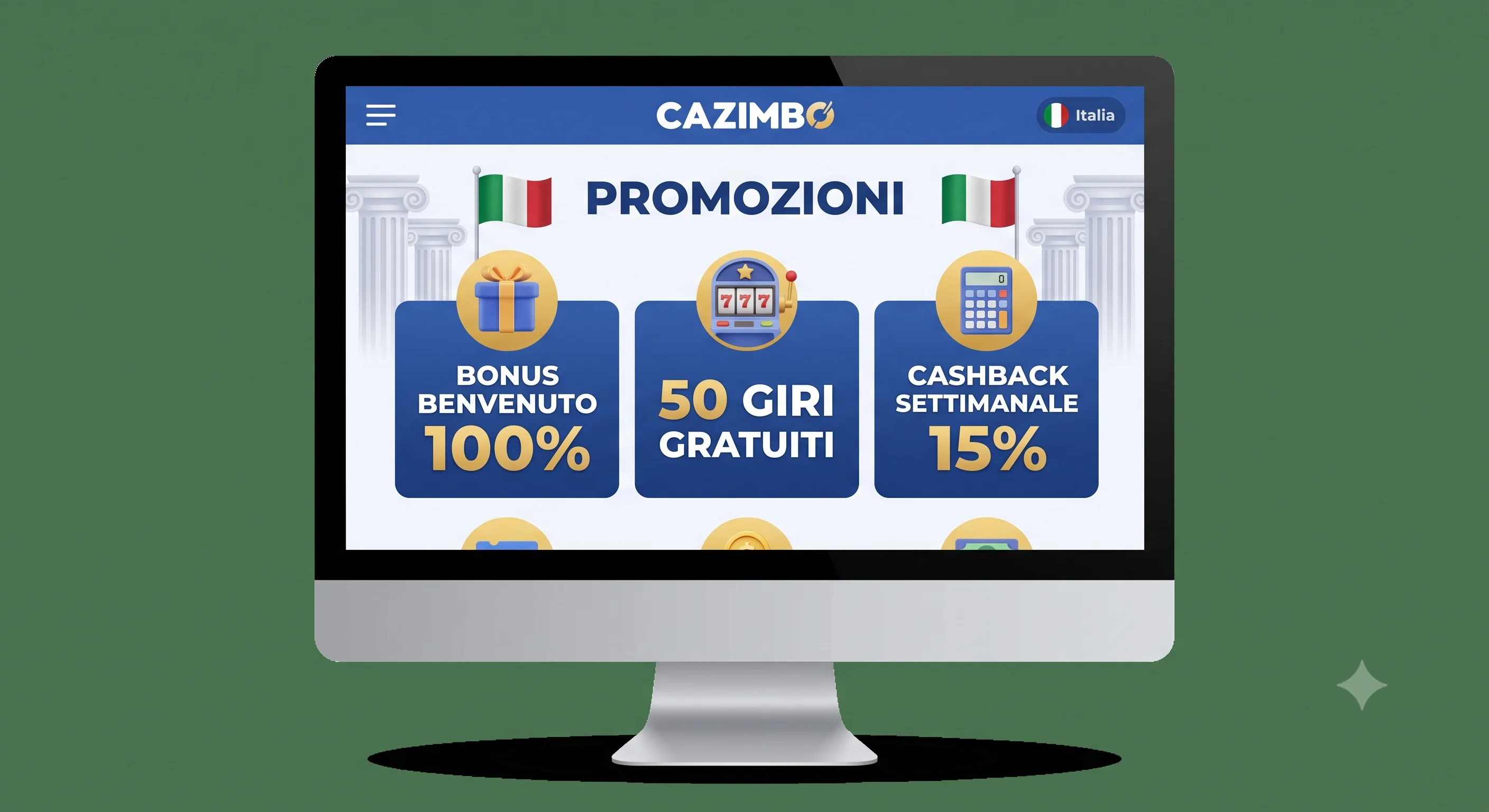Sezione bonus e cashback